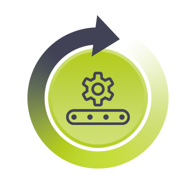 Ikona - Podanie wsadu do przenośnika inspekcyjnego